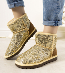 Zlato boty izolované emu Autumnsnow